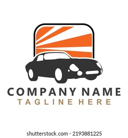 automotive sport car illustration dealer logotype sport and classic modern vector