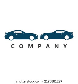 automotive sport car illustration dealer logotype sport and classic modern vector