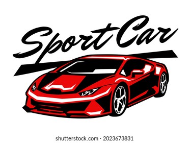 Automotive sport car logo design template