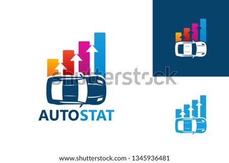 Automotive Statistic Logo Template Design Vector, Emblem, Design Concept, Creative Symbol, Icon