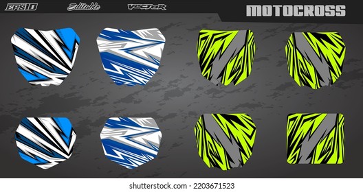 Automotive sticker kits design template