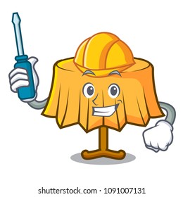 Automotive table cloth mascot cartoon