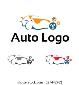Automotive Technology Car Service Logo