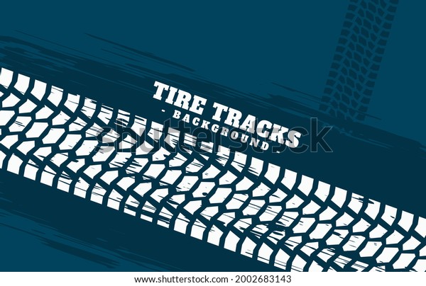 Automotive tire track\
background template