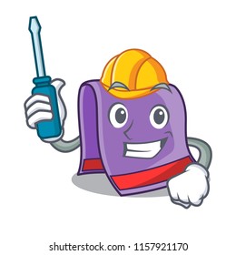 Automotive towel for bath mascot