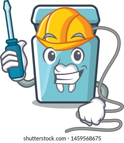 Automotive toy dental floss in a cartoon