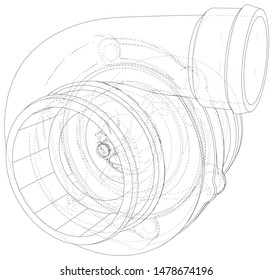 turbo sketch images stock photos vectors shutterstock https www shutterstock com image vector automotive turbocharger line sketch isolated on 1478674196