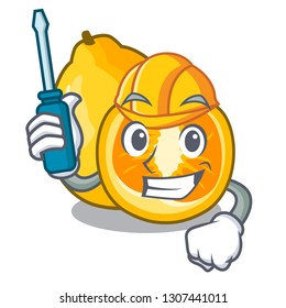 Automotive ugly fruit in the character shape