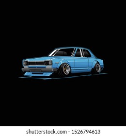 Automotive vector illustration, very cool to use or print for you automotive lovers