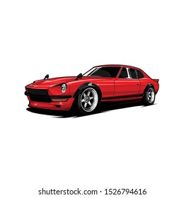 Automotive vector illustration, very cool to use or print for you automotive lovers