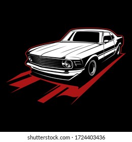 Automotive vector illustration, very cool to use or print for you automotive lovers