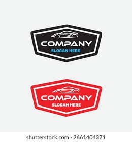Automotive vector template creative logo design