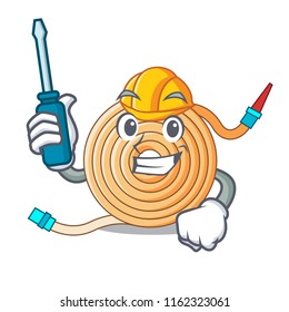 Automotive the water hose mascot
