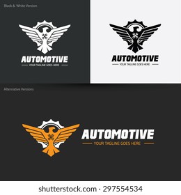 Automotive Wing Eagle Logo Template