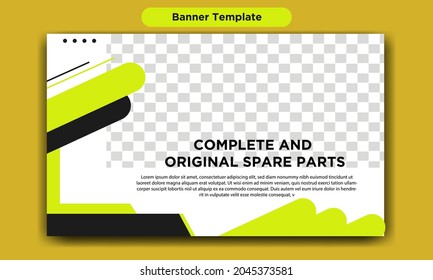 automotive workshop banner template design