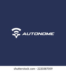 Autonome Treiber mit weniger Logo-Design