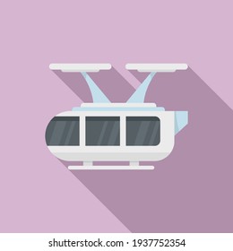 Autonomous air taxi icon. Flat illustration of Autonomous air taxi vector icon for web design