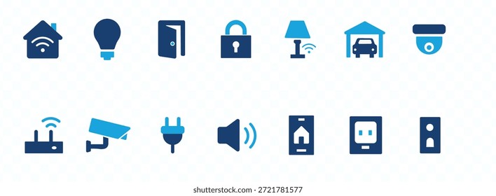 Autonomous Car, 5G Tower, Drone Delivery, and Smart Home. Flat vector design for urban planning and IoT infrastructure