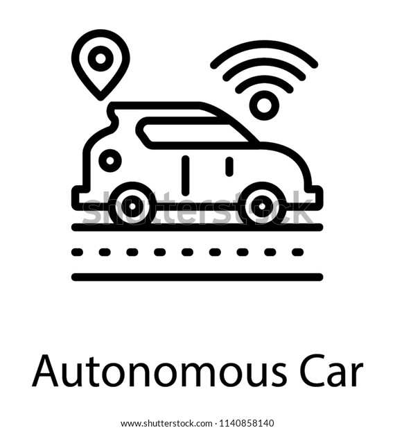 An autonomous car is capable of\
sensing its environment and navigating without human\
input