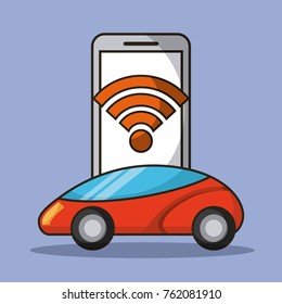 autonomous car mobile phone application connection wifi