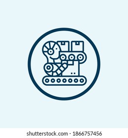 Autonomous icon. Creative simple design from artificial intelligence icons collection. Filled autonomous icon for infographics and banner