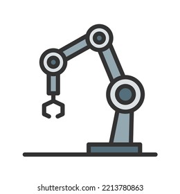 Autonomous Robotics icon vector image. Can also be used for Artificial Intelligence. Suitable for mobile apps, web apps and print media.