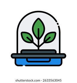 Autonomous Robotics Vector for Next-Gen Automation and AI Systems. Self-operating machine icon, future factory and smart tech design