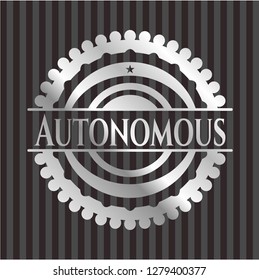 Autonomous silvery badge