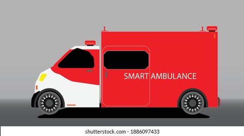 auto de la camioneta autónoma Smart Ambulance 