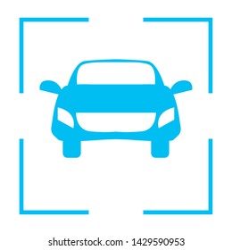 autonomous smart car icon vector ilustration