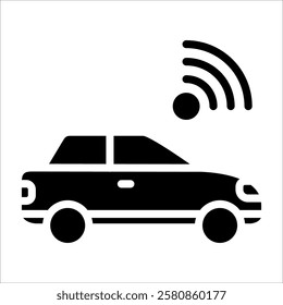 Autonomous Vehicles Icon Element For Design