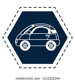 Autonomus car sign