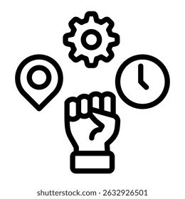 Elemento De Ícone De Autonomia Para Design