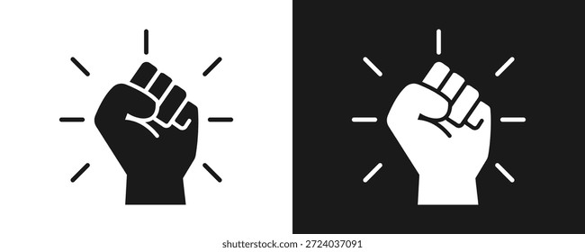 Ícone De Autonomia Definir Glifo Em Plano De Fundo Branco E Preto