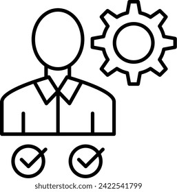 Autonomy Line Vector Icon Design