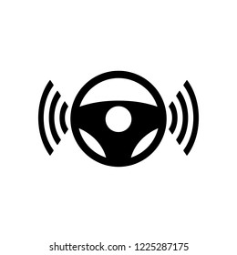 Autopilot icon, logo on white background