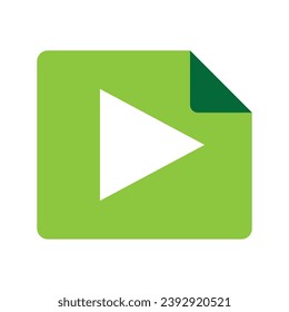 autoplay icon logo vector design template
