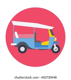 Autorickshaw Vector Icon