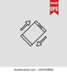 Auto-rotate icon.Vector illustration.