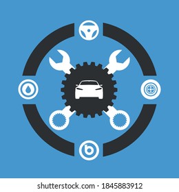 Autoservice Logo Images Stock Photos Vectors Shutterstock