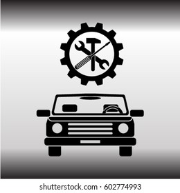 Autoservice vector icon