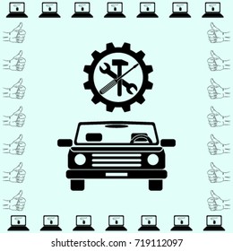 Autoservice vector icon