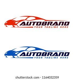 Autosport logo design template