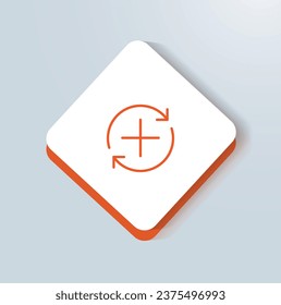 Auto-update Segment icon vector design