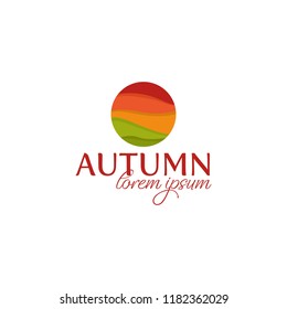 autum logo, vector illustration