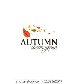 autum logo, vector illustration