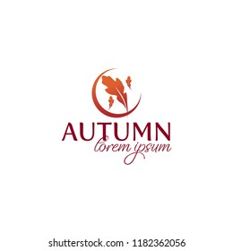 autum logo, vector illustration