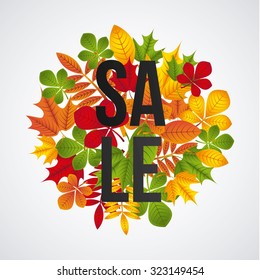 autum season design, vector illustration eps10 graphic 