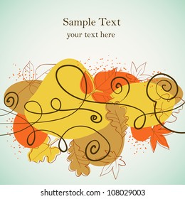Autumn abstract background