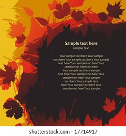 Autumn abstract background